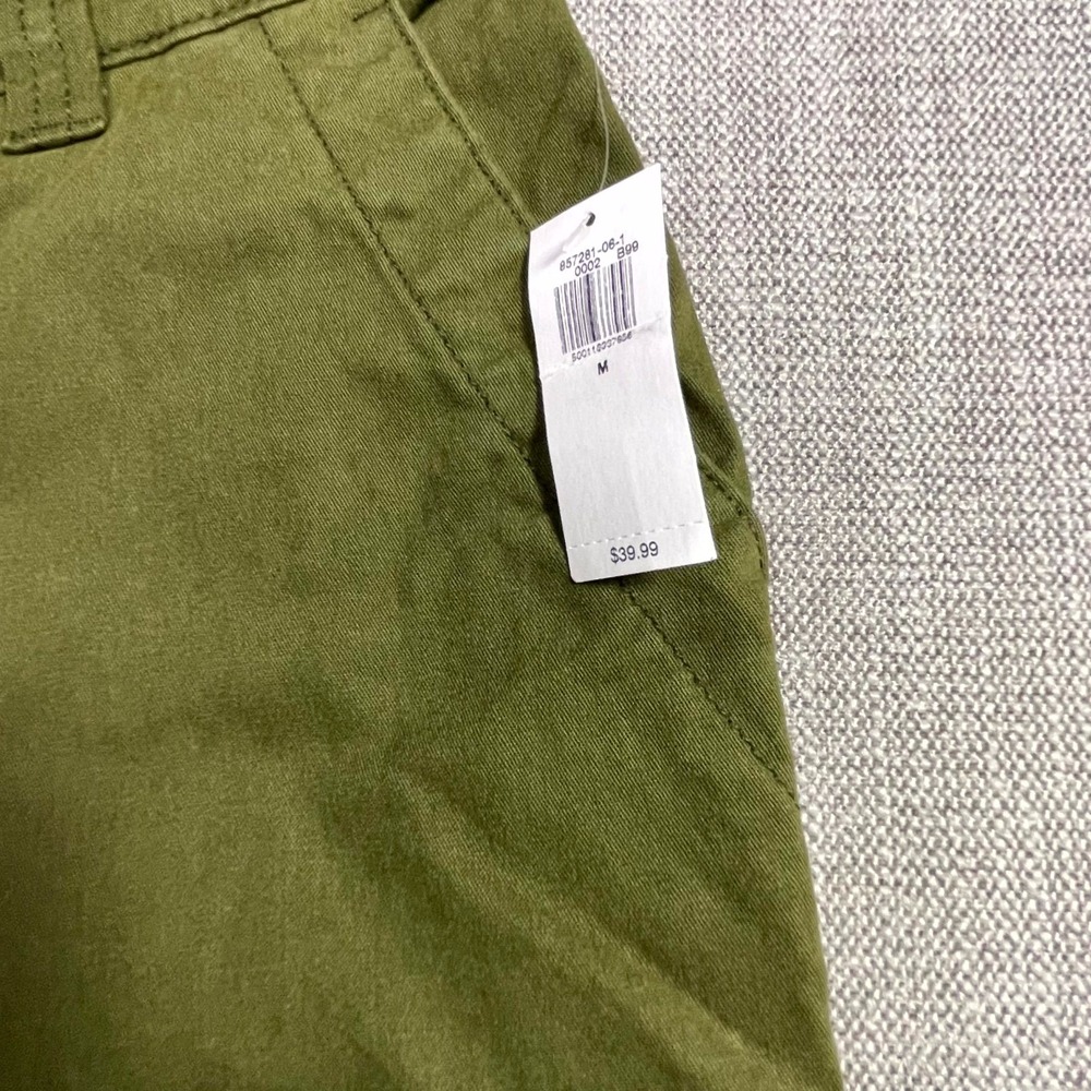 Old Navy OGC Chino Pants Womens Medium Olive Green High Waisted Tapered Straight - Picture 4 of 12